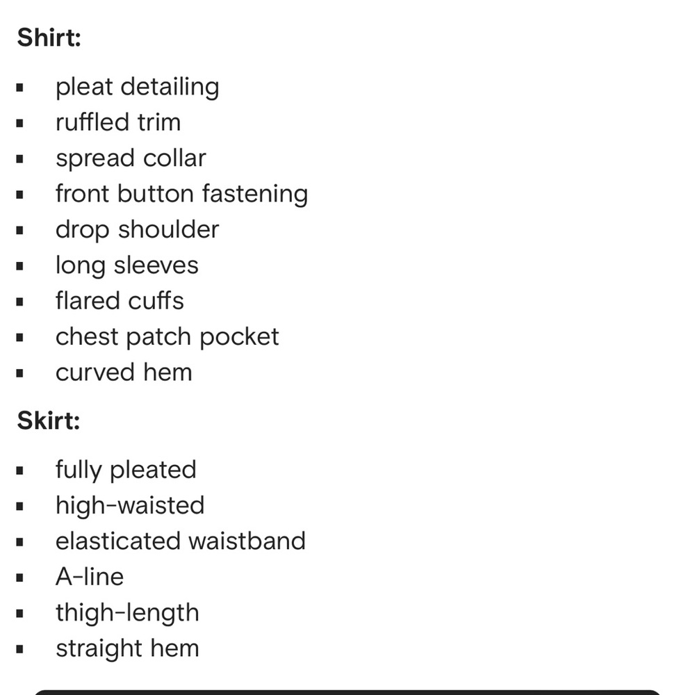 Pleated Satin Skirt Set - Picture 12 of 13